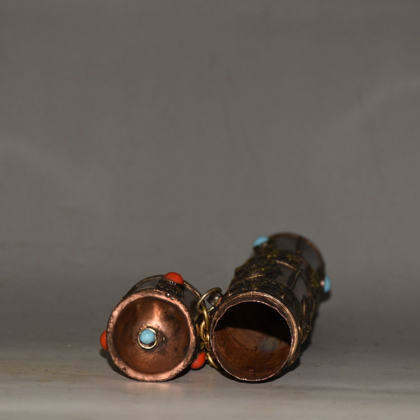 Pure copper incense tube ornament
