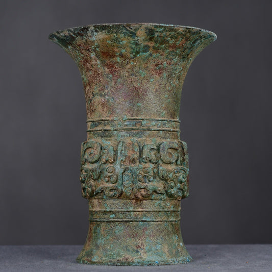 Chinese antique bronze vase