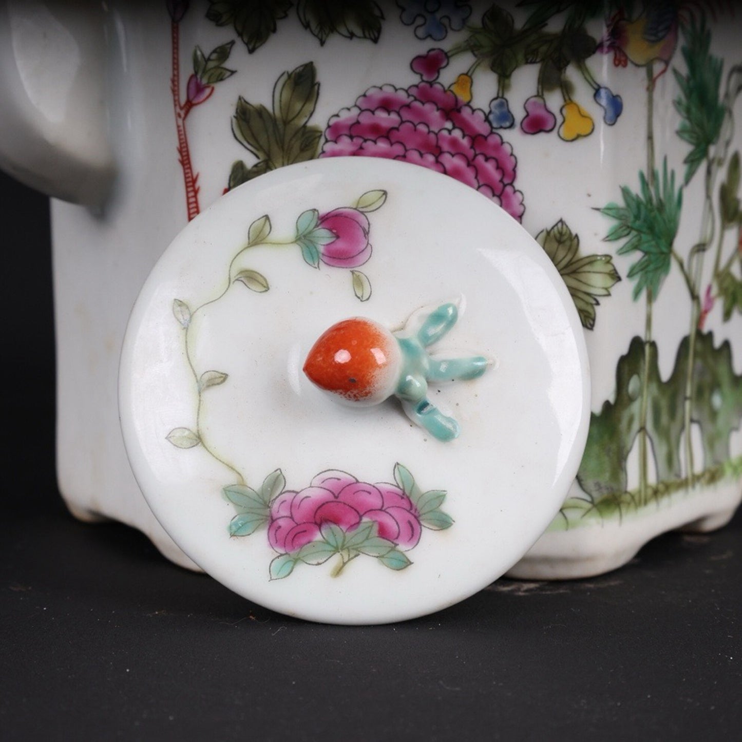 Pink Pastry Danhua Duozi Duofu Pattern Lifting Beam Pot