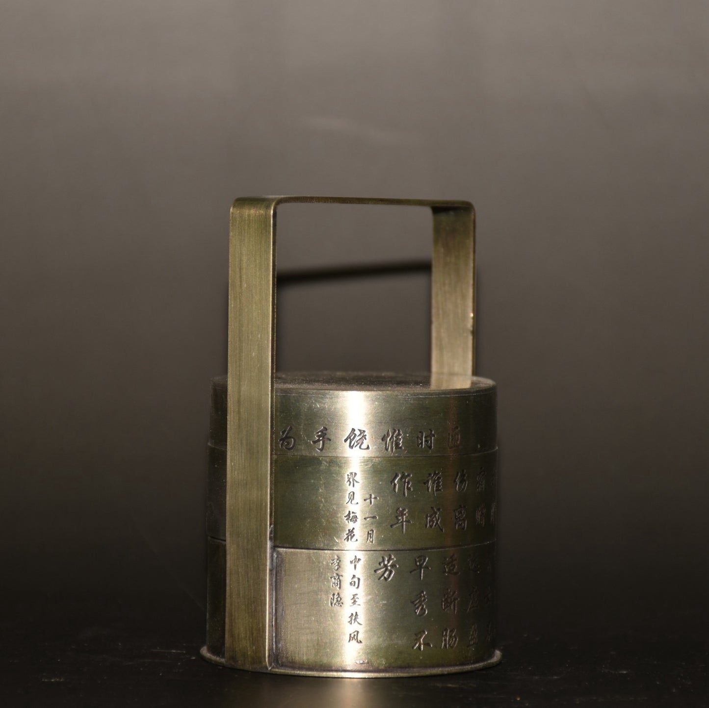 Pure copper portable food box ornament