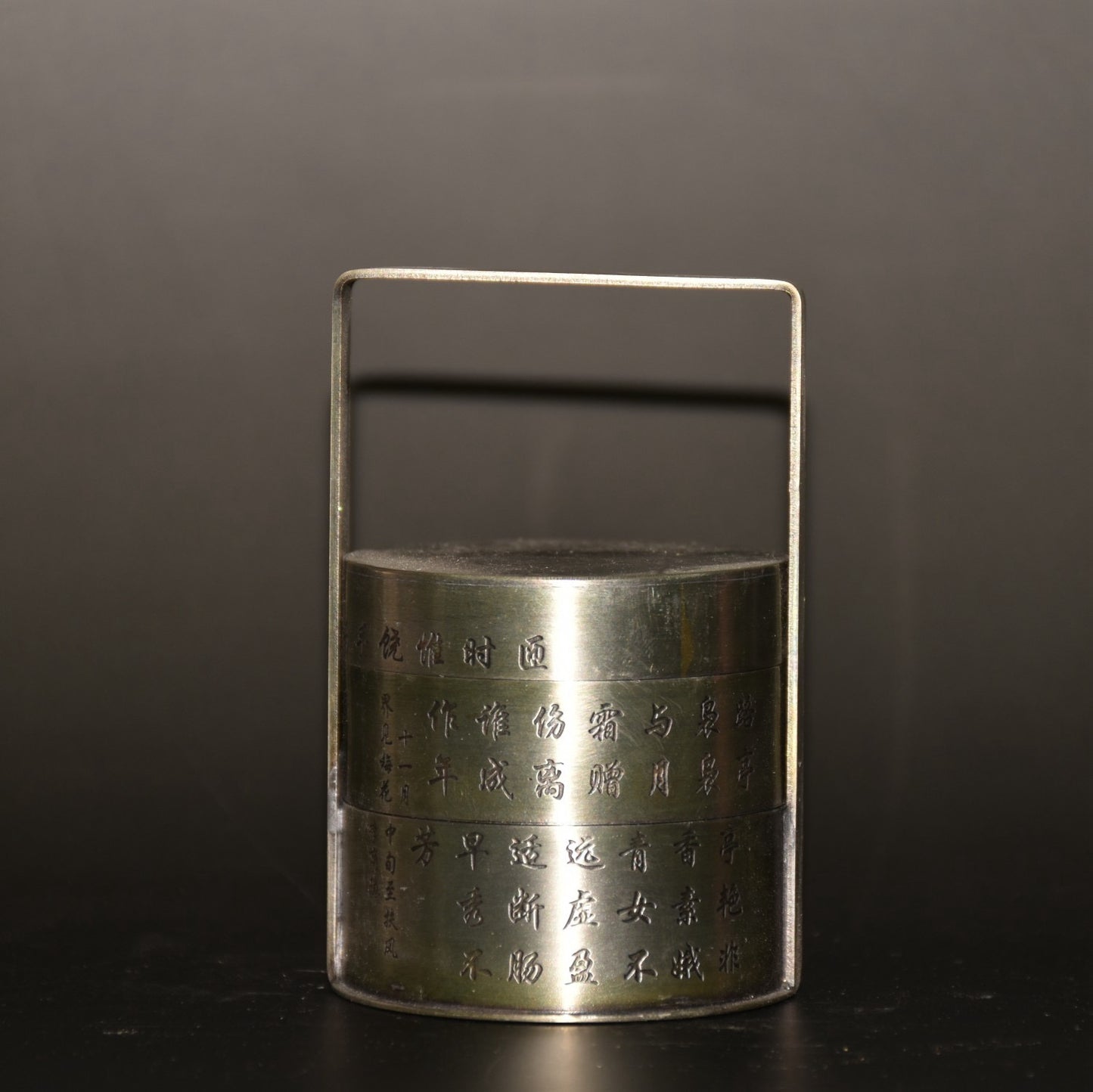 Pure copper portable food box ornament