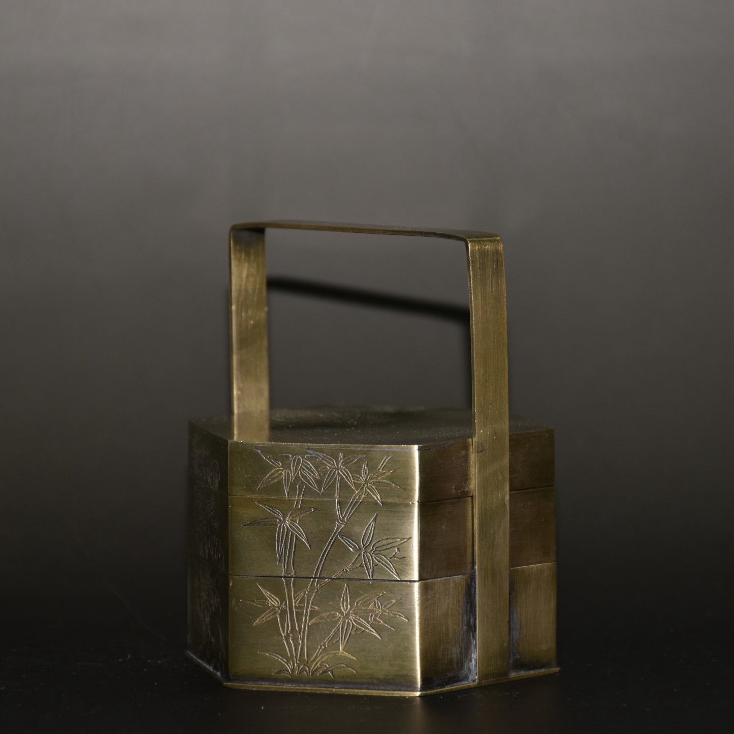 Pure copper portable food box ornament