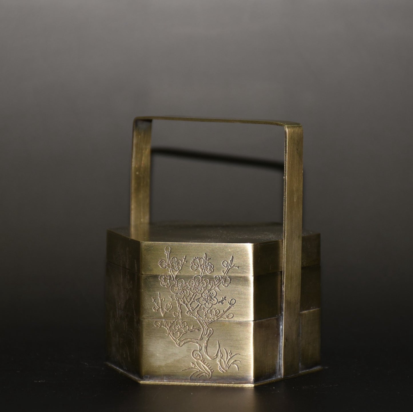Pure copper portable food box ornament