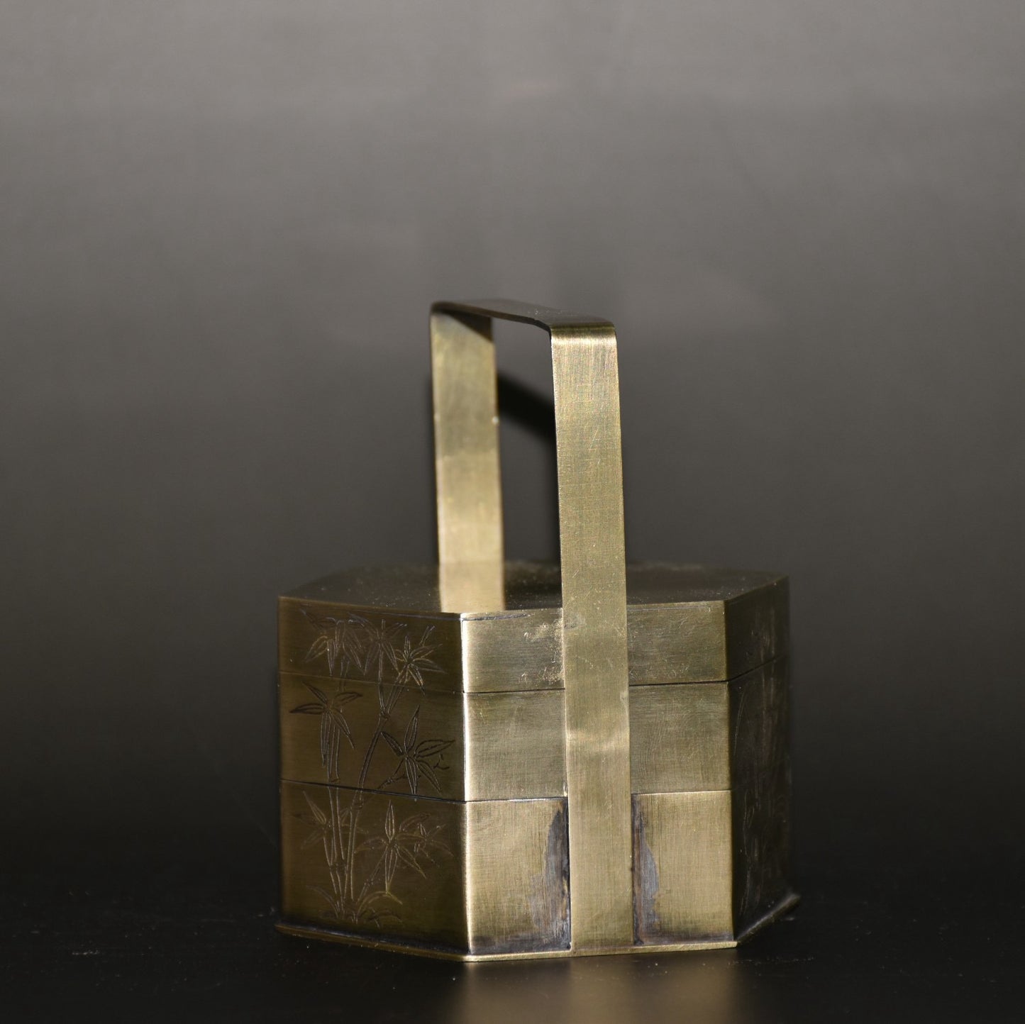 Pure copper portable food box ornament