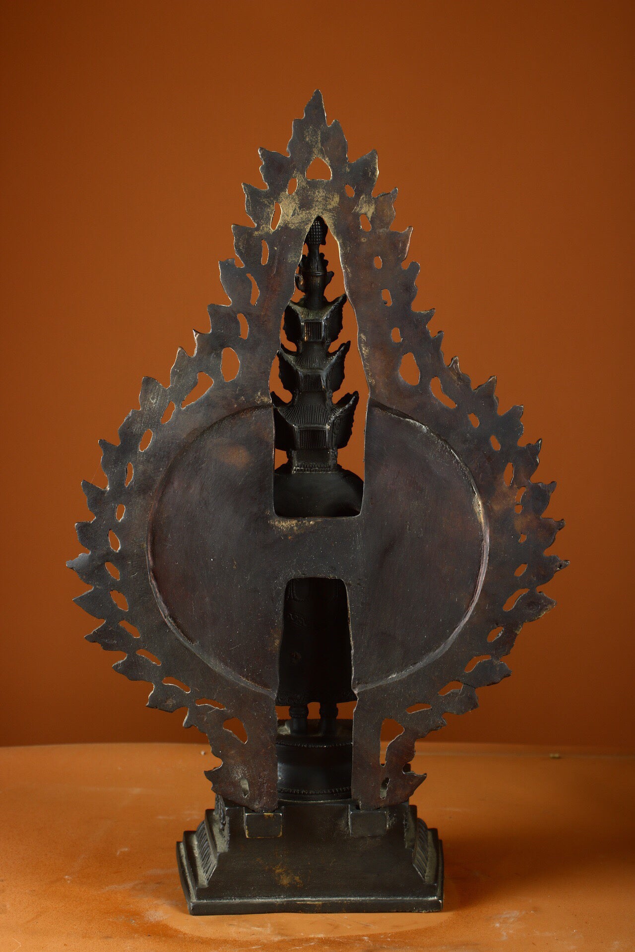 Chinese antique pure copper thousand handed Guanyin Buddha statue