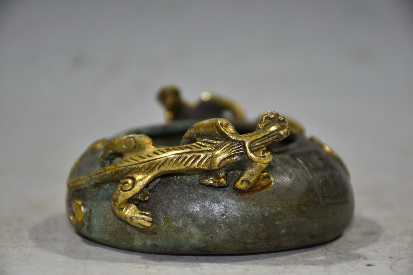 Pure copper gecko wash ornament