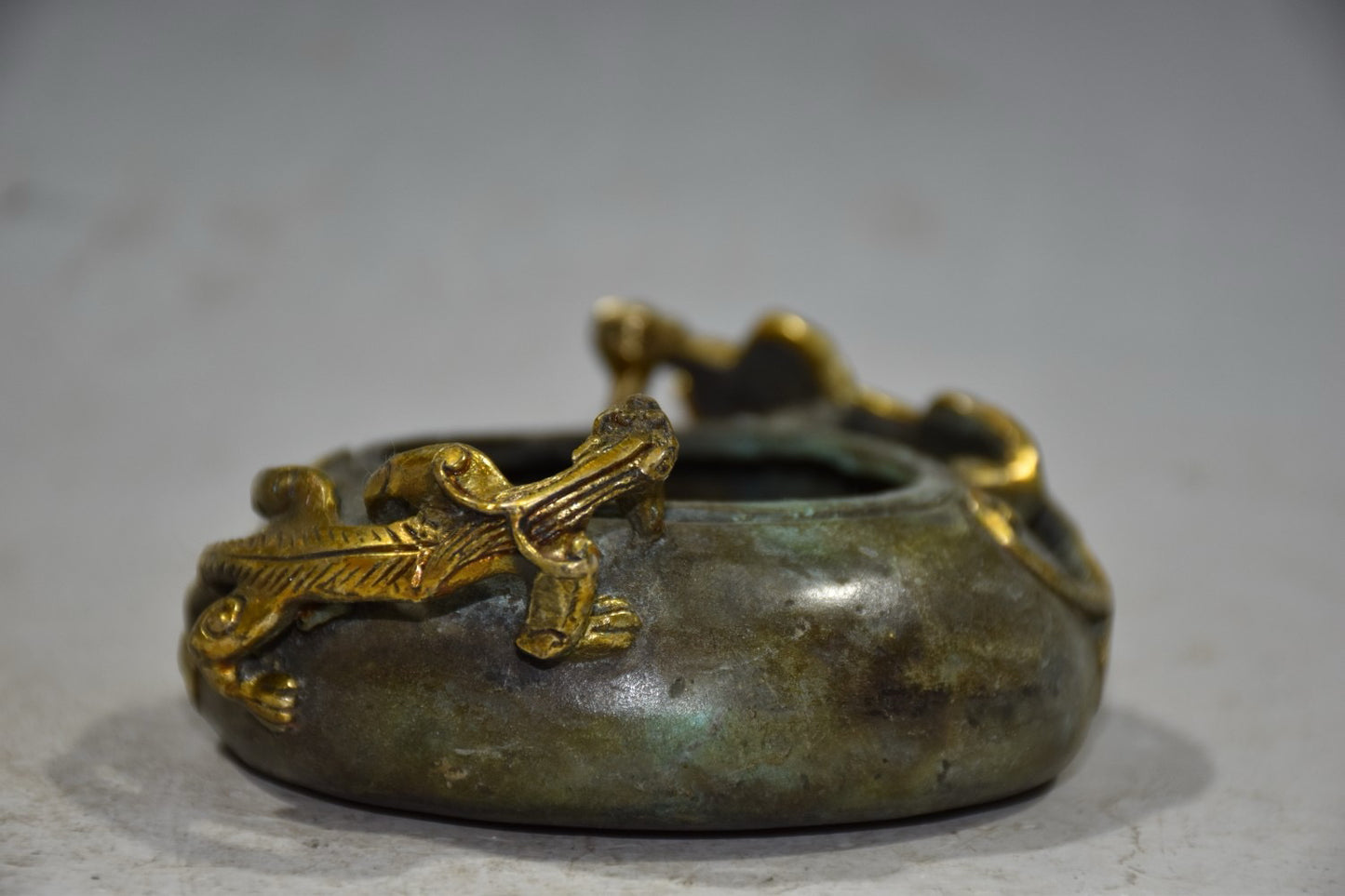 Pure copper gecko wash ornament