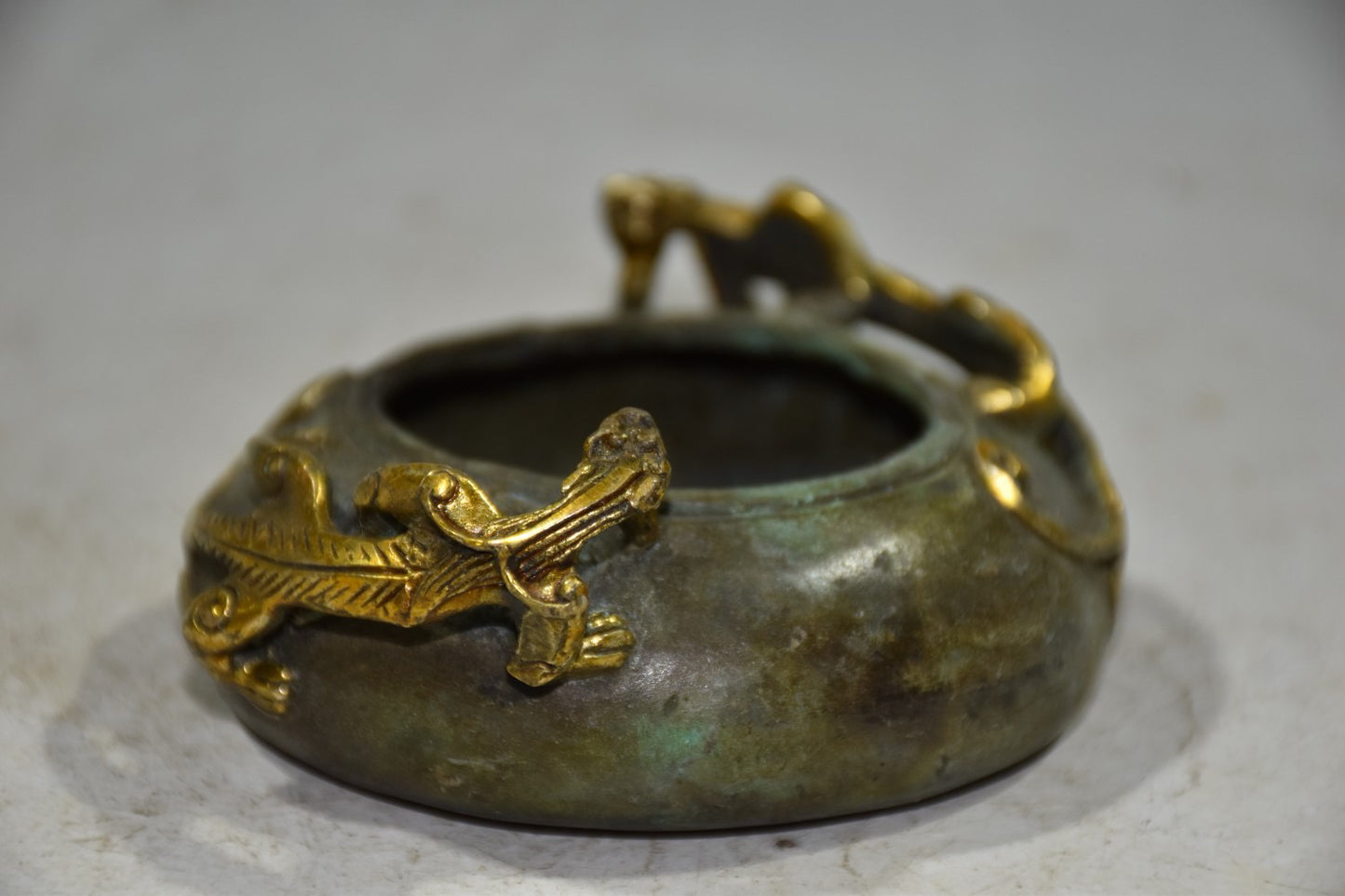 Pure copper gecko wash ornament