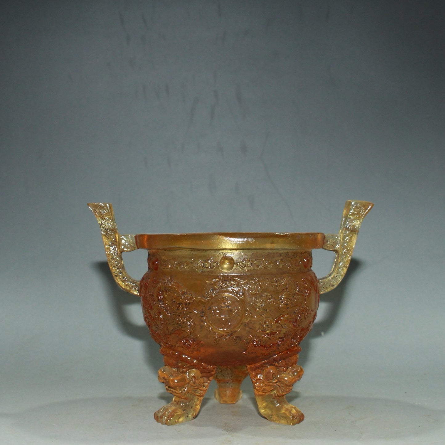 Glass incense burner ornaments