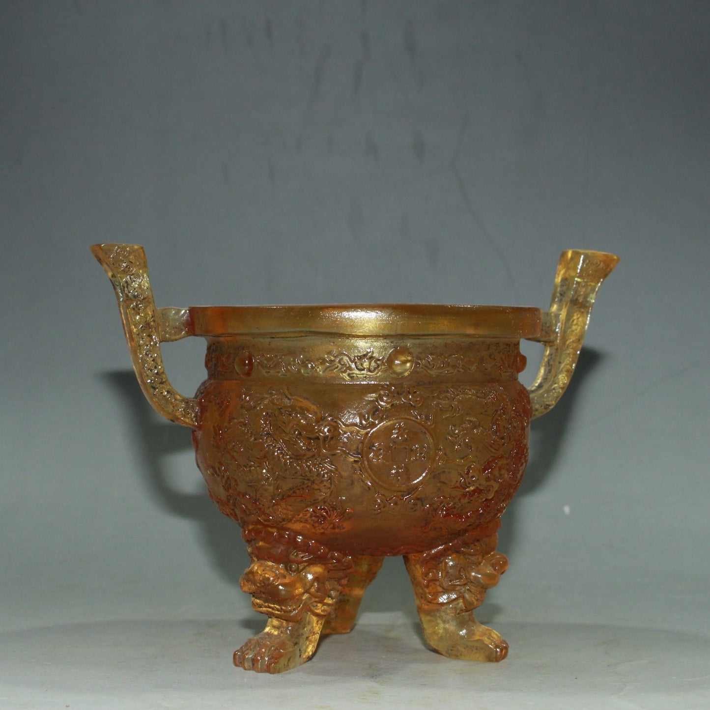 Glass incense burner ornaments
