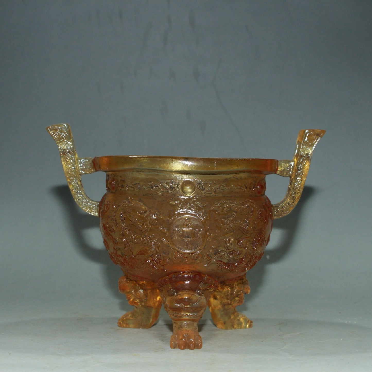 Glass incense burner ornaments