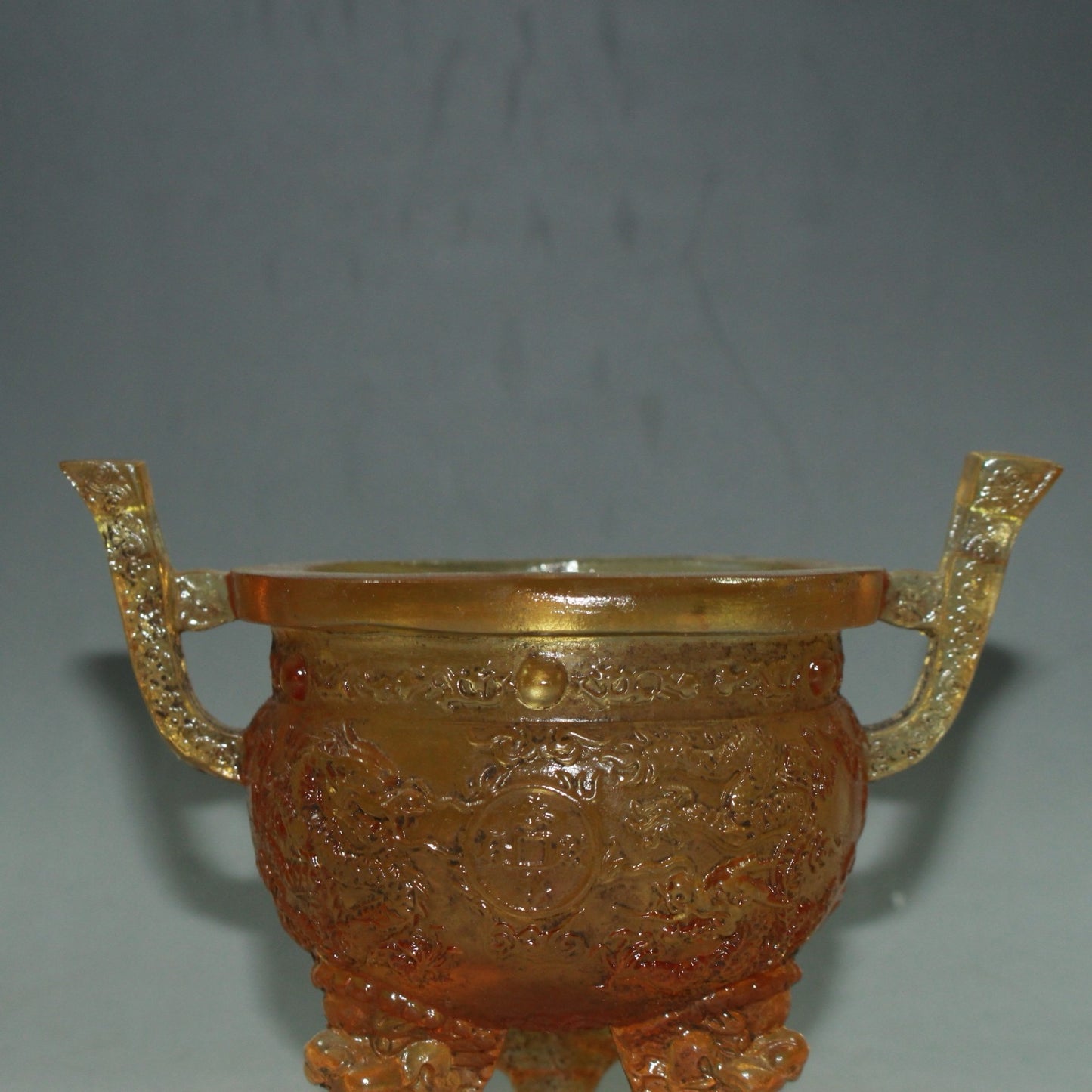 Glass incense burner ornaments