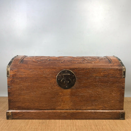 Chinese Antique Pear Wooden Dart Box Wooden Box