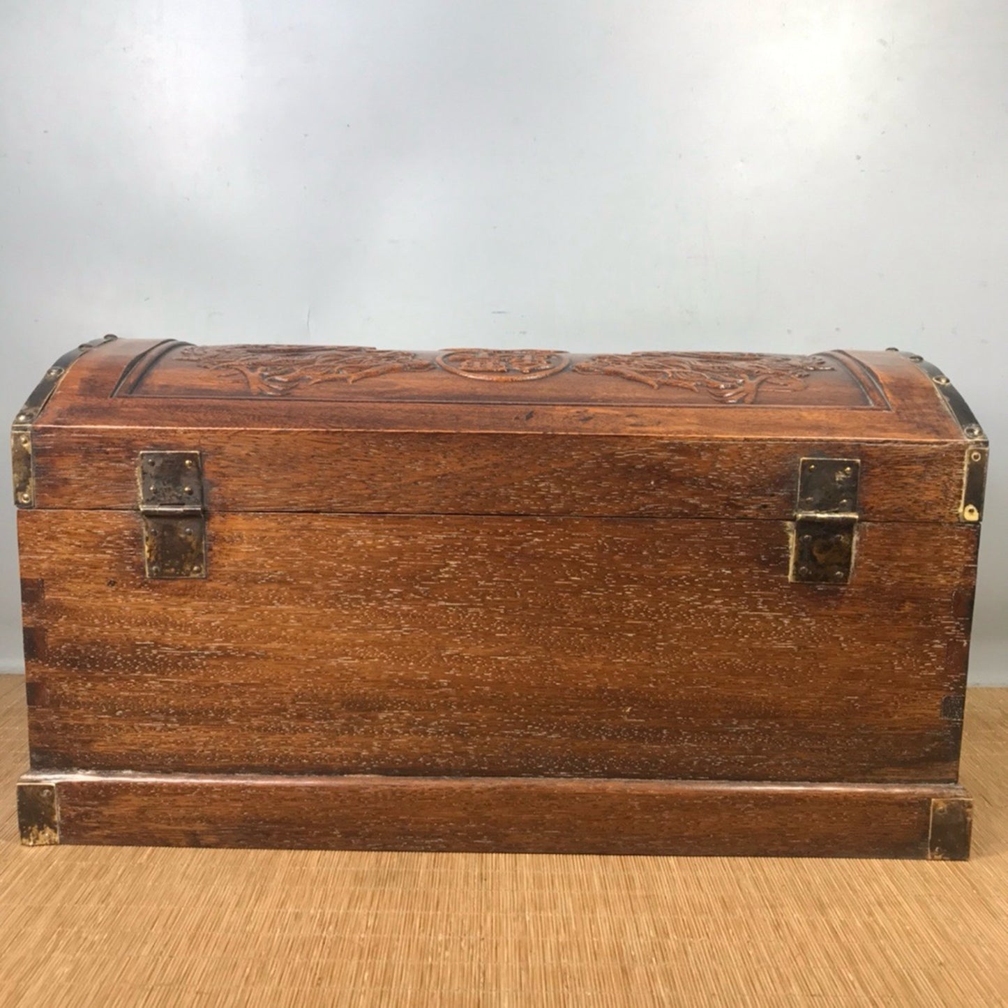 Chinese Antique Pear Wooden Dart Box Wooden Box