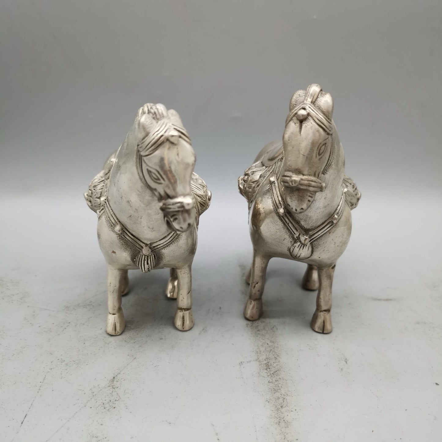 Chinese antique pure copper horse ornaments