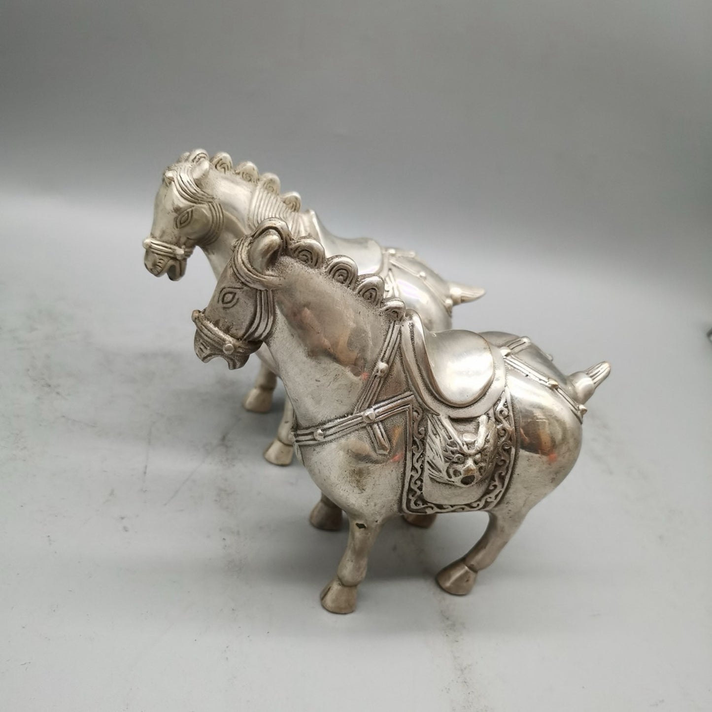Chinese antique pure copper horse ornaments