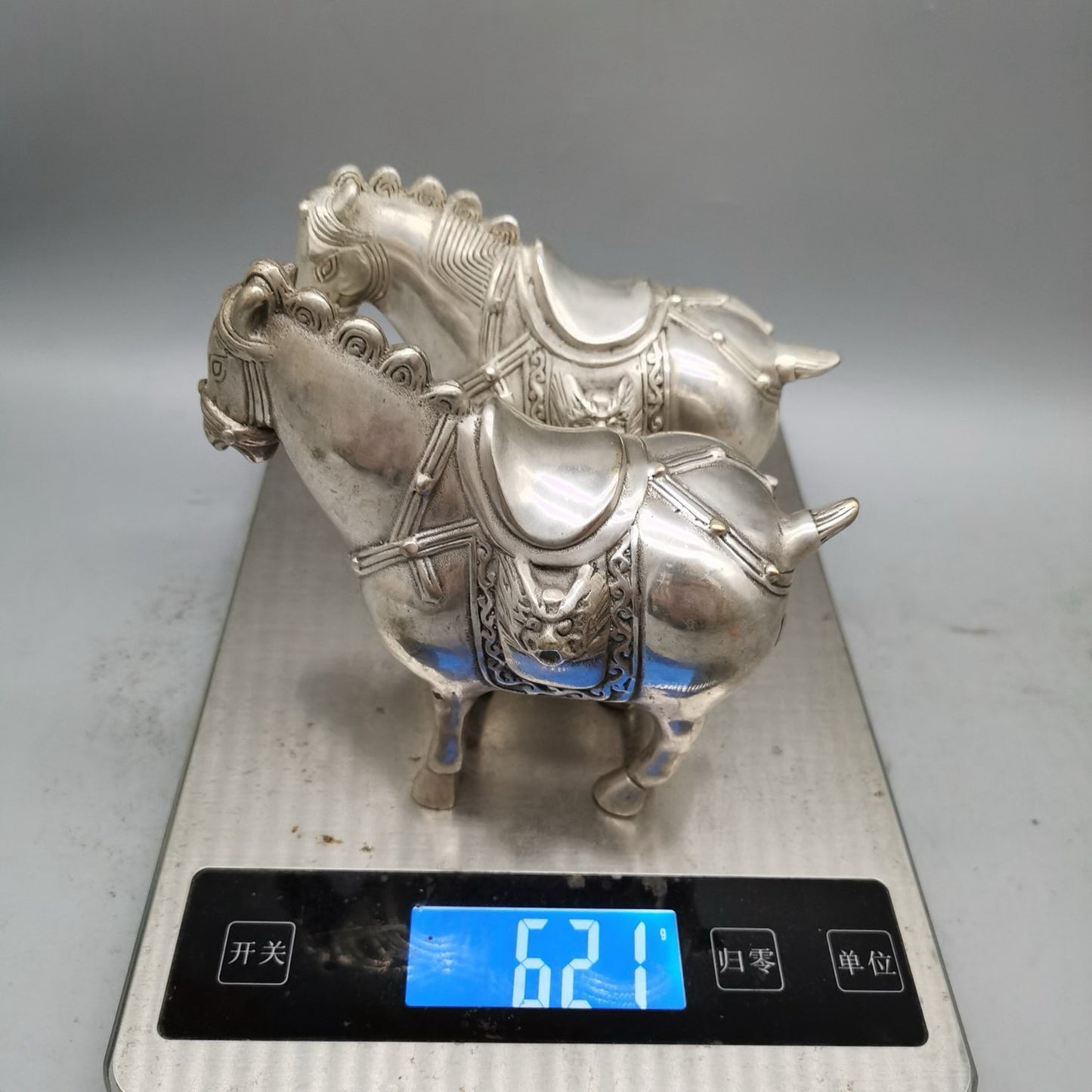 Chinese antique pure copper horse ornaments