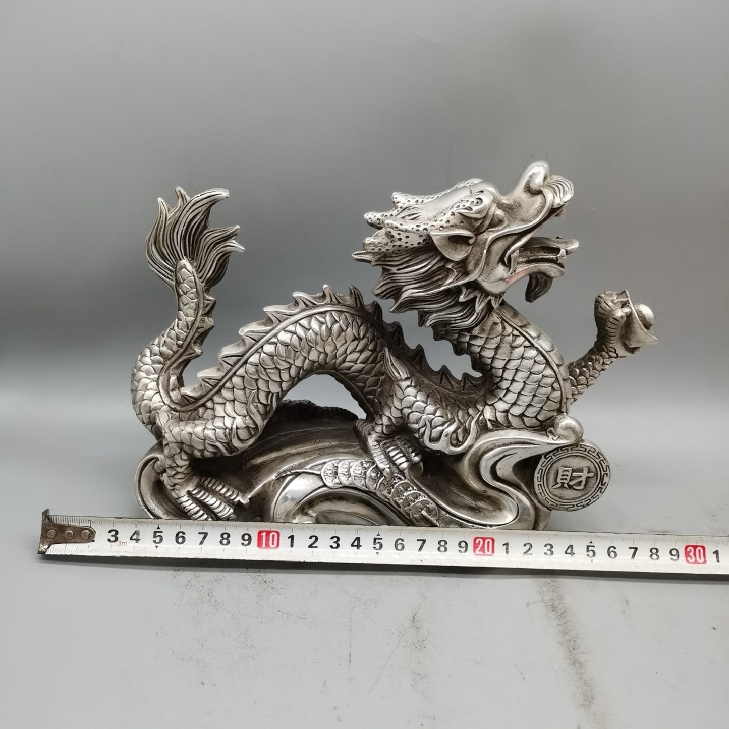 Chinese antique pure copper dragon ornaments