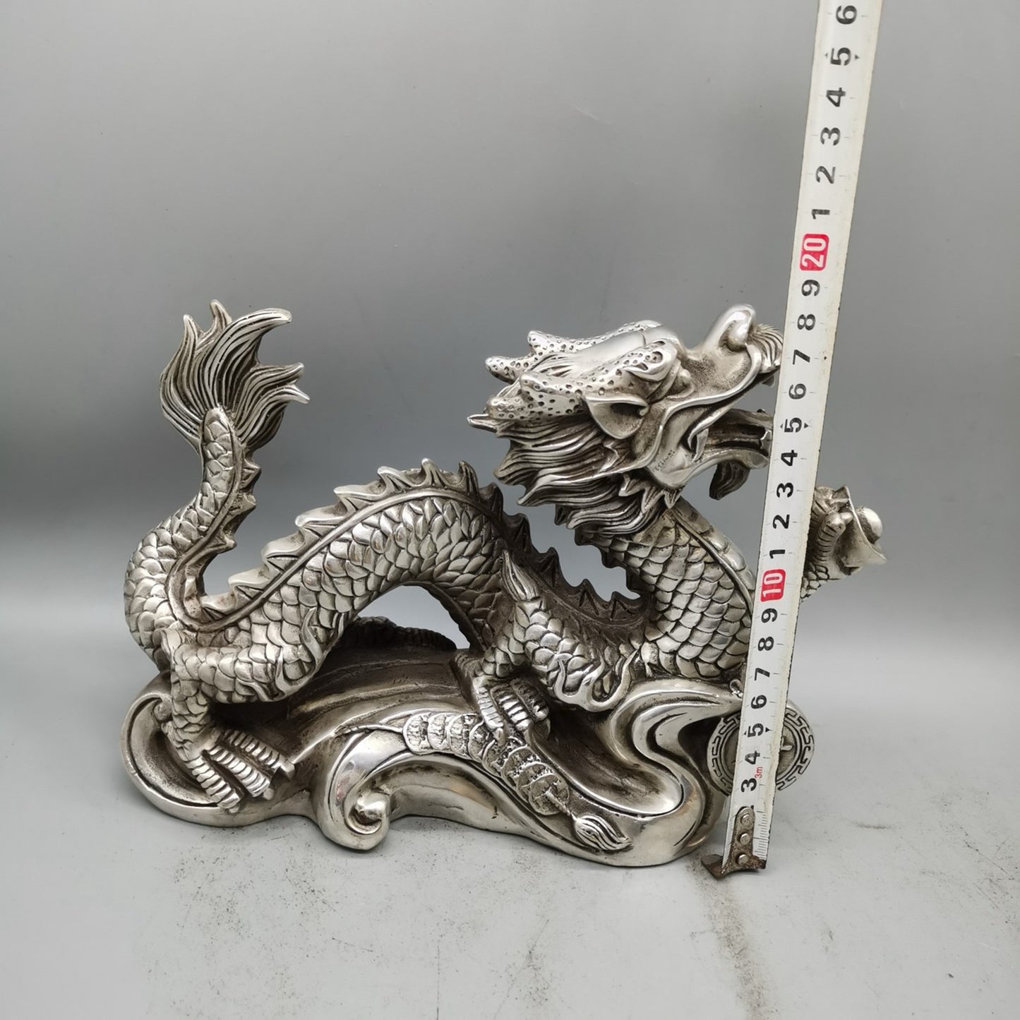 Chinese antique pure copper dragon ornaments