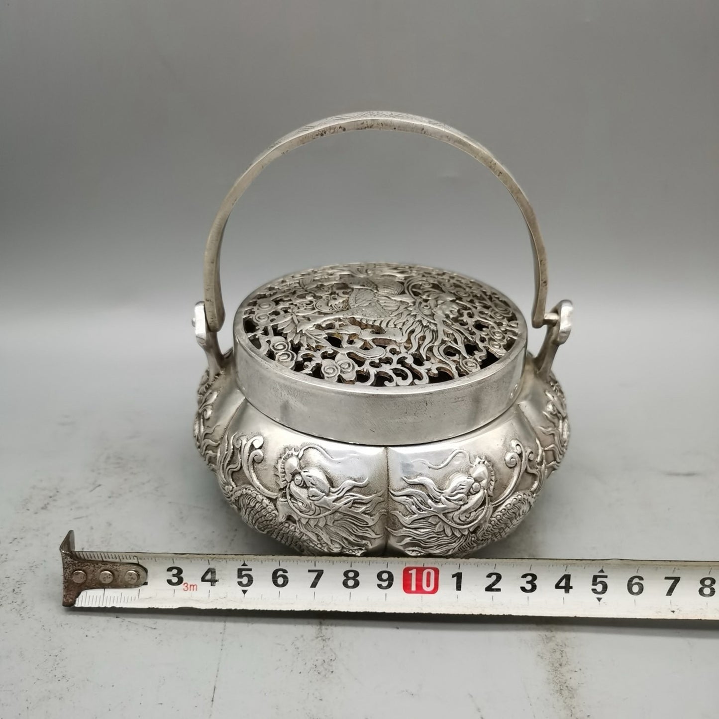 Chinese Antique Hand Stove Pure Copper Hand Stove Warm Hand Stove