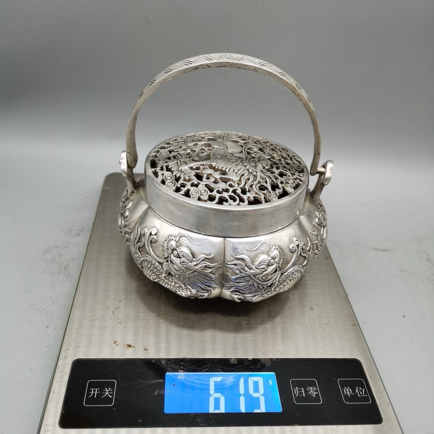 Chinese Antique Hand Stove Pure Copper Hand Stove Warm Hand Stove