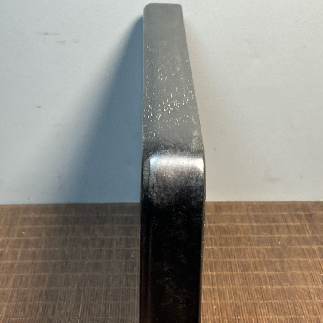 Chinese antique blood sandalwood inlaid with seashell carved tea plate ornaments