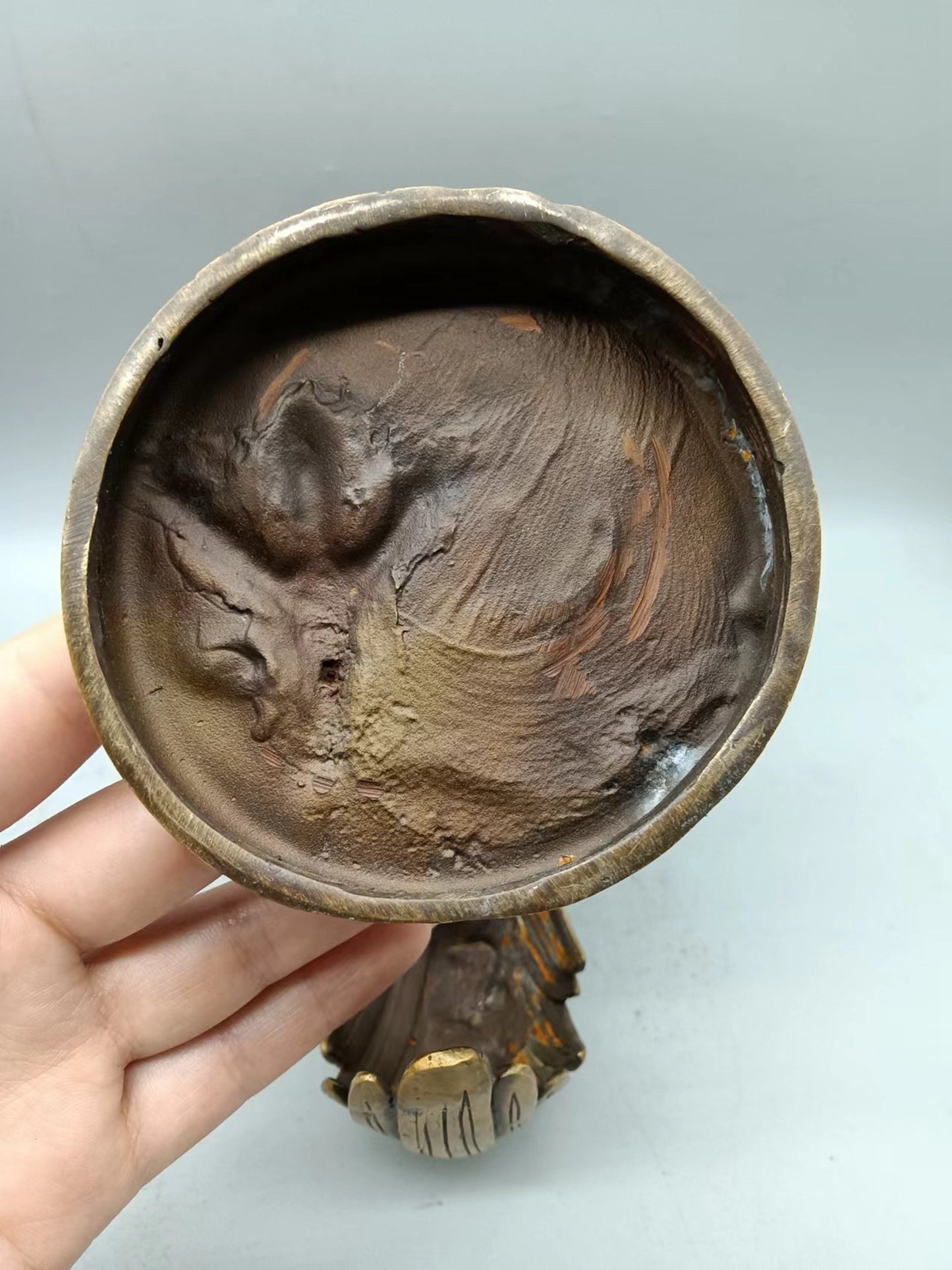 Collection of Chinese Antique Bronze Ware: Turning Back Chicken Statue