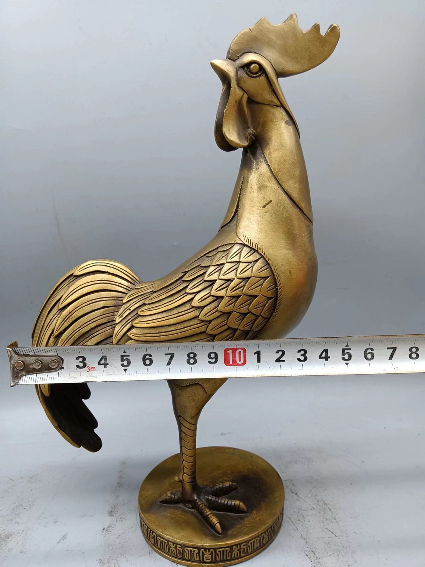 Collection of Chinese Antique Bronze Ware: Turning Back Chicken Statue