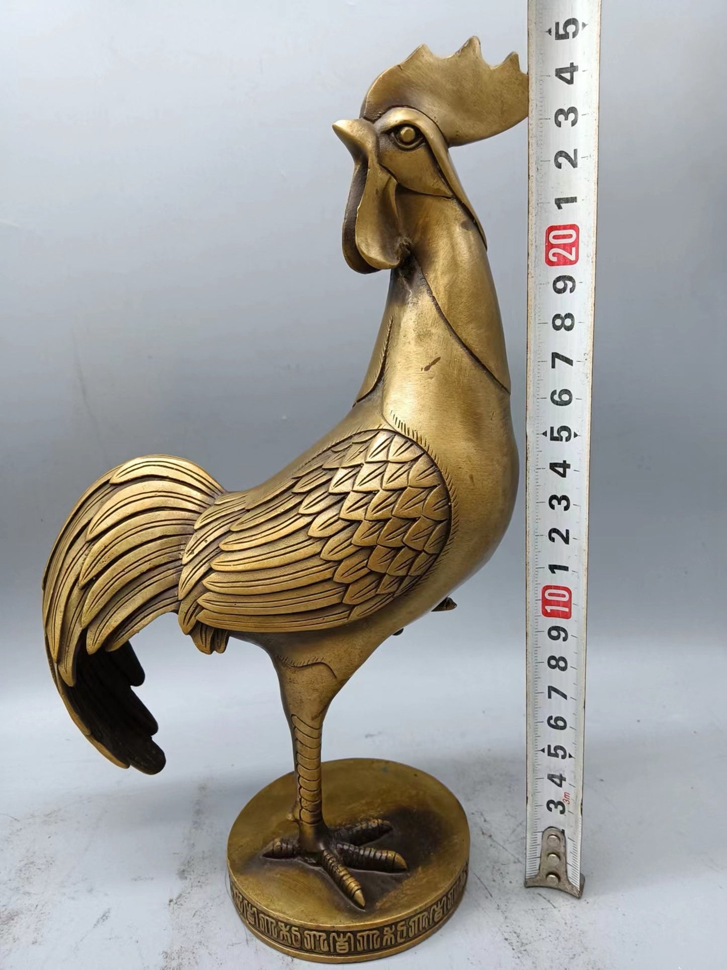 Collection of Chinese Antique Bronze Ware: Turning Back Chicken Statue