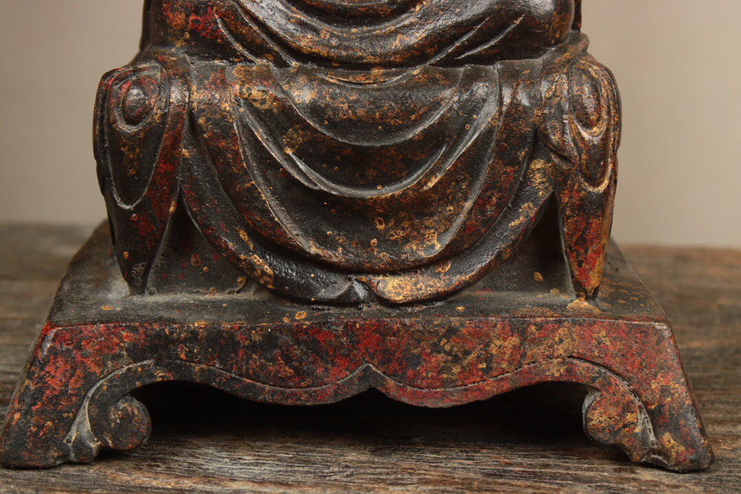 Chinese antique pure copper Buddha statue