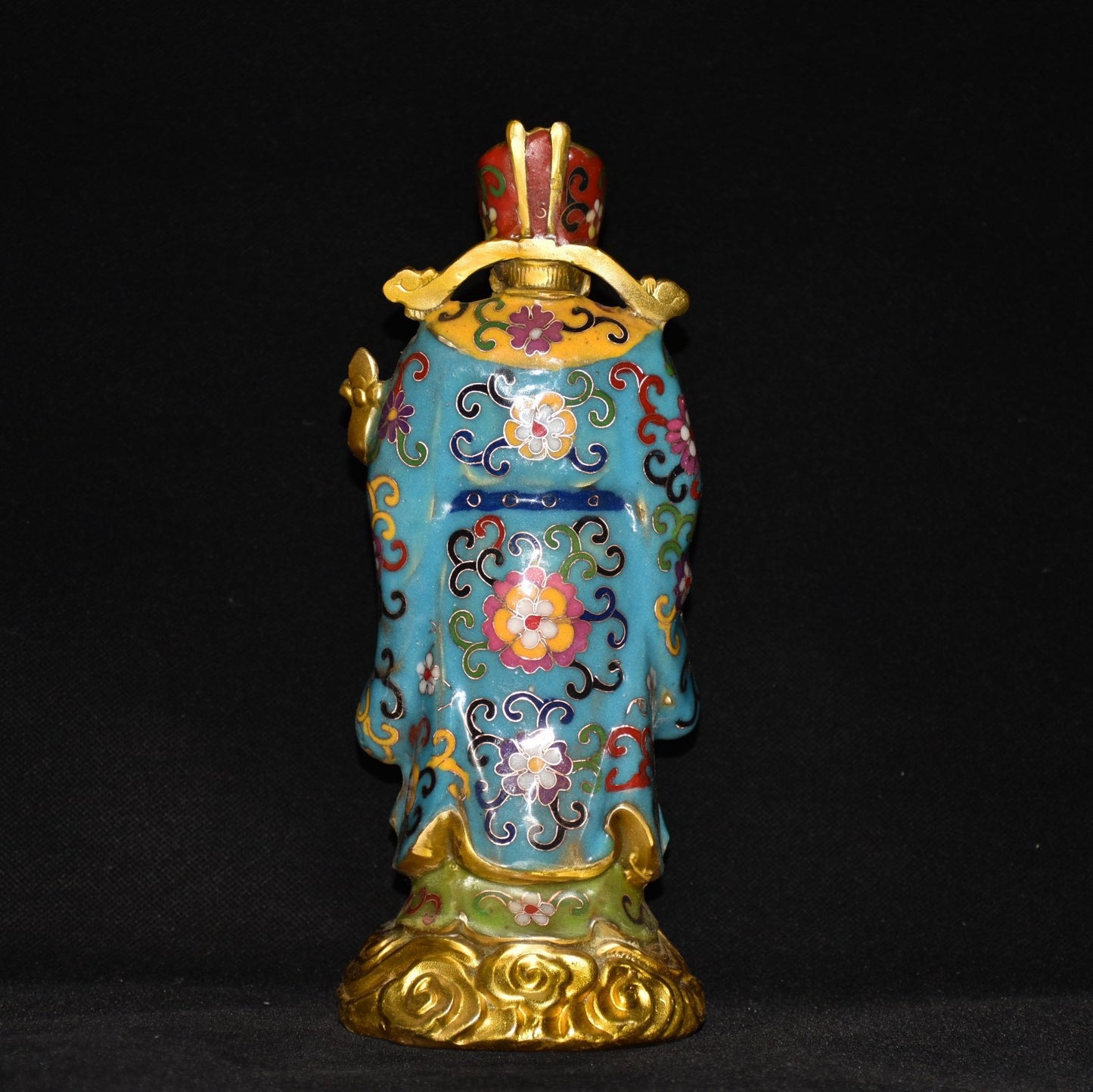 Pure copper cloisonn é God of Wealth ornament