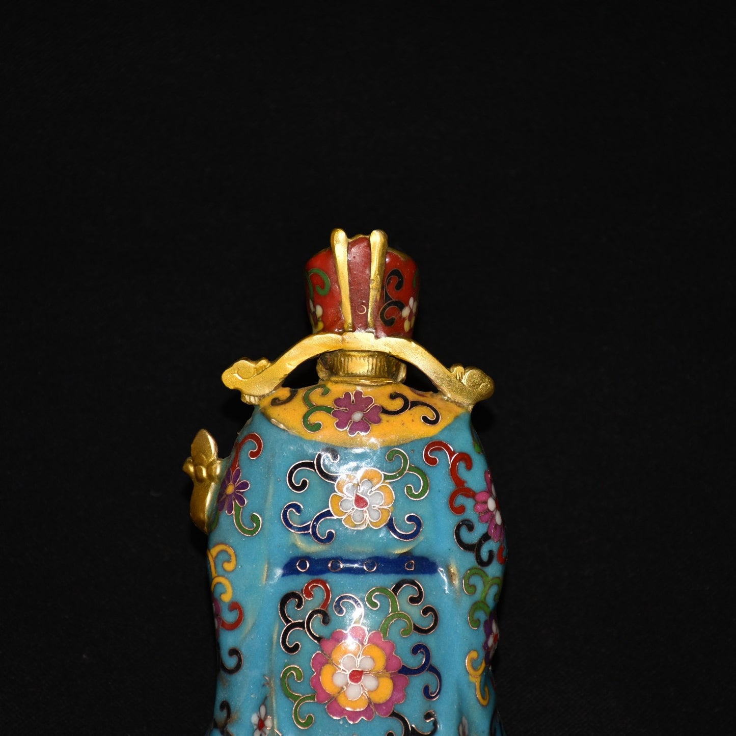 Pure copper cloisonn é God of Wealth ornament
