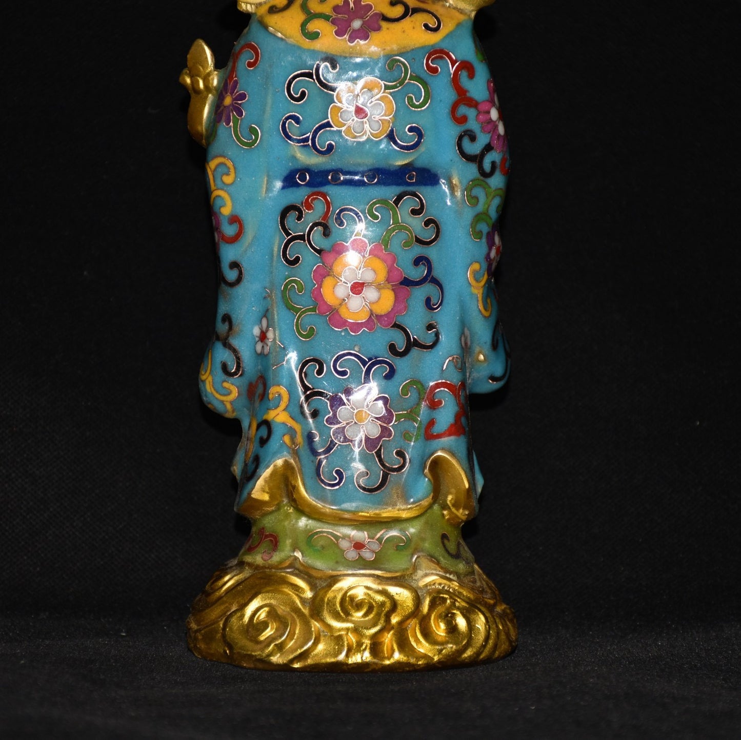 Pure copper cloisonn é God of Wealth ornament