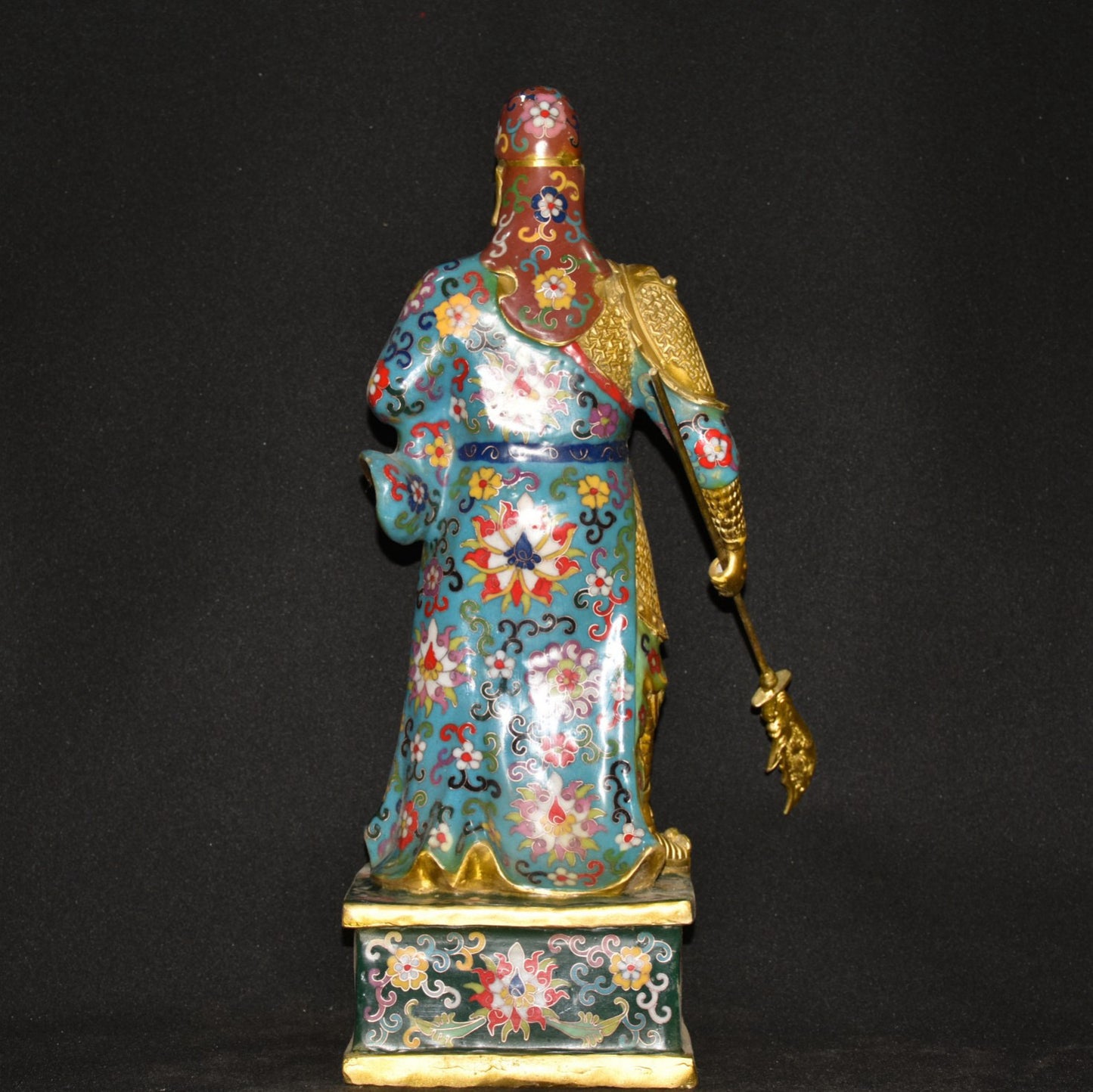 Pure copper cloisonn é God of Wealth ornament