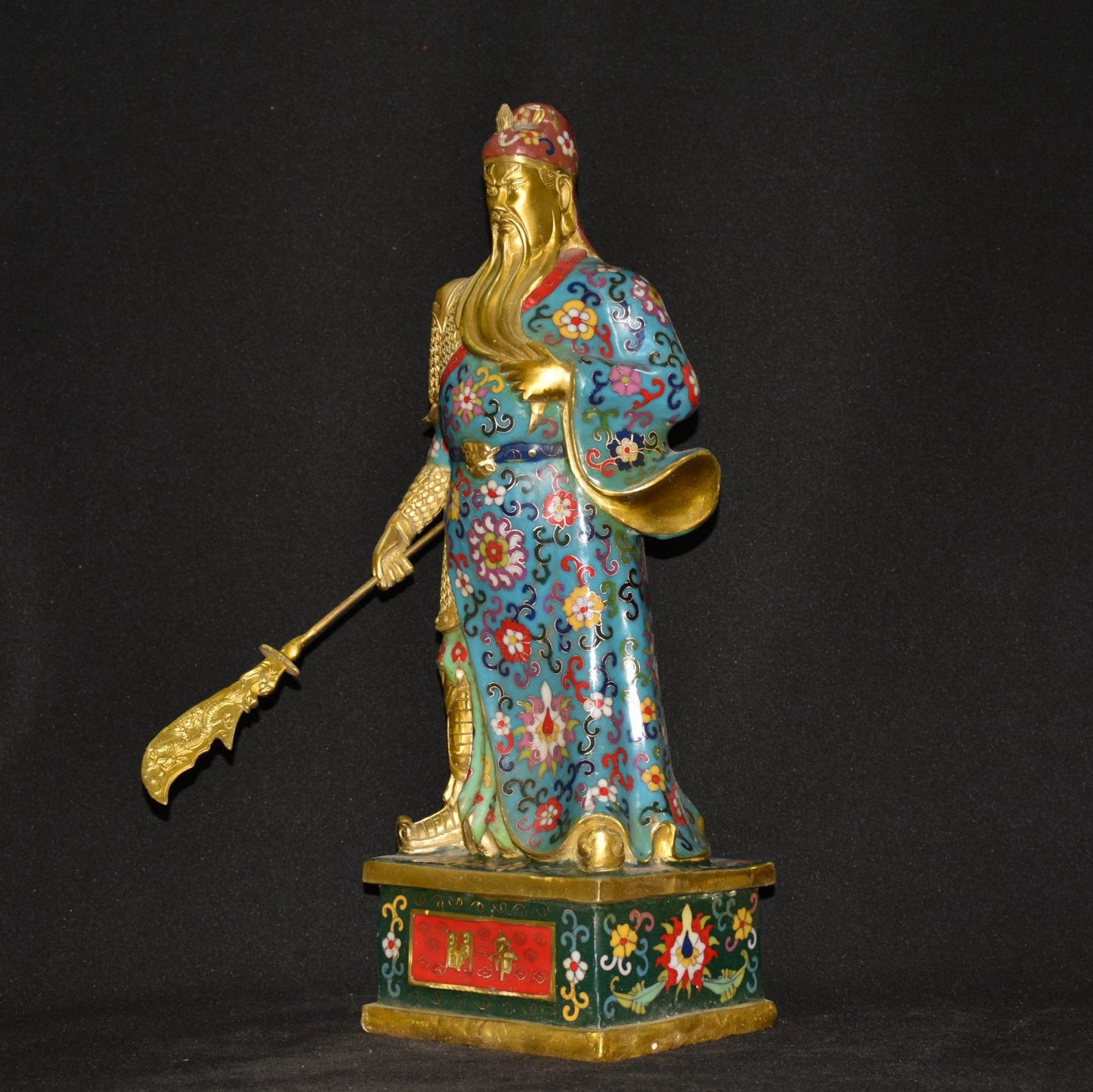 Pure copper cloisonn é God of Wealth ornament