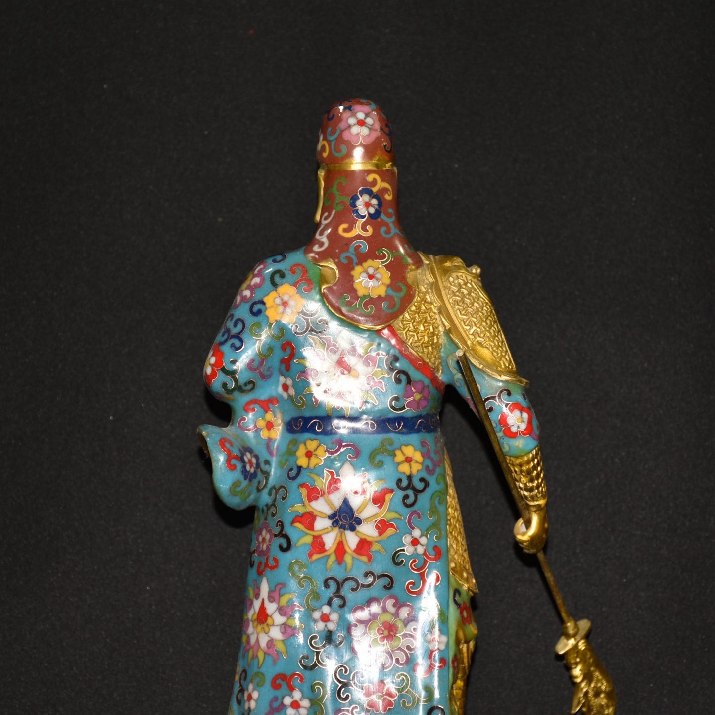 Pure copper cloisonn é God of Wealth ornament