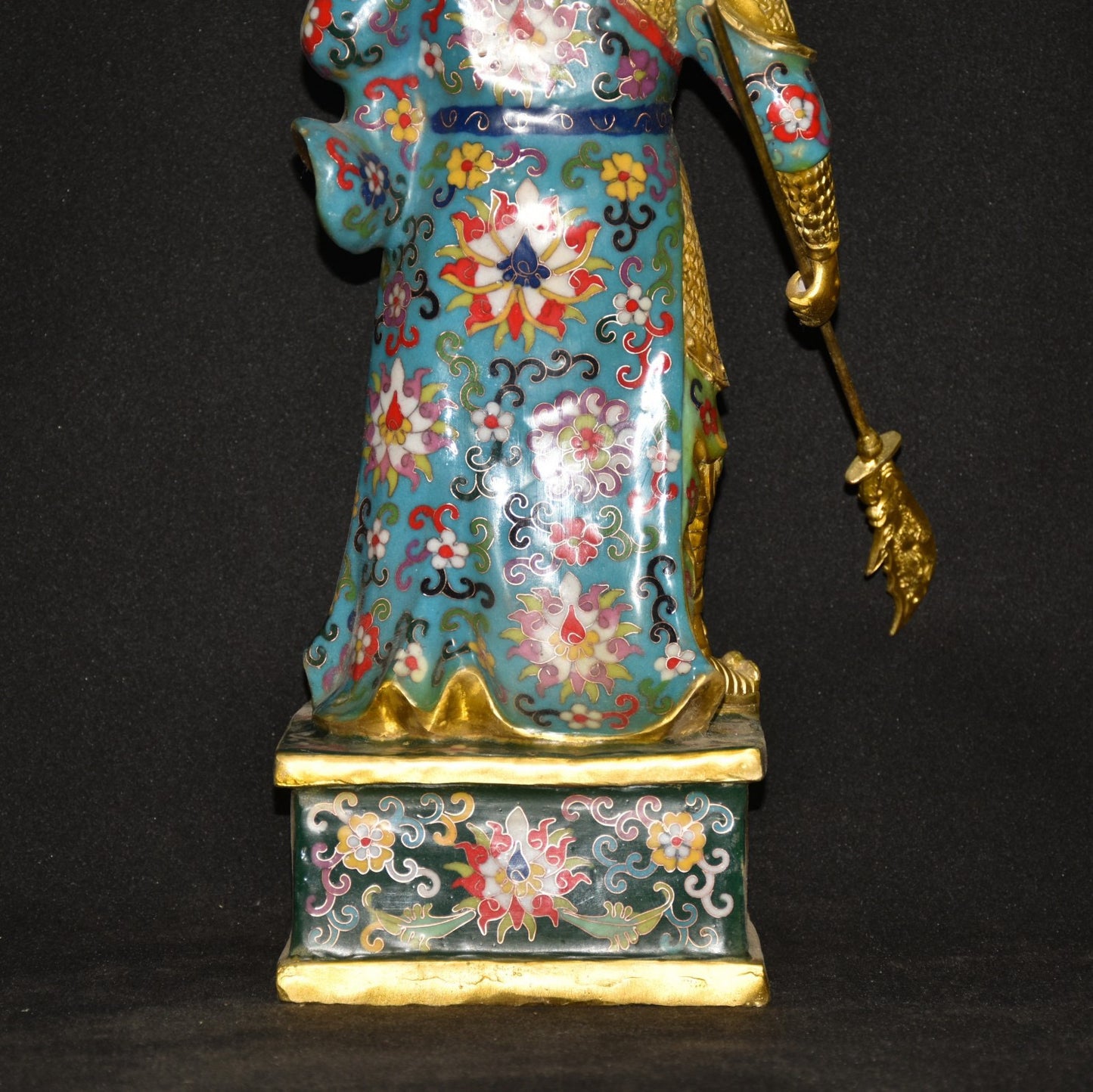 Pure copper cloisonn é God of Wealth ornament