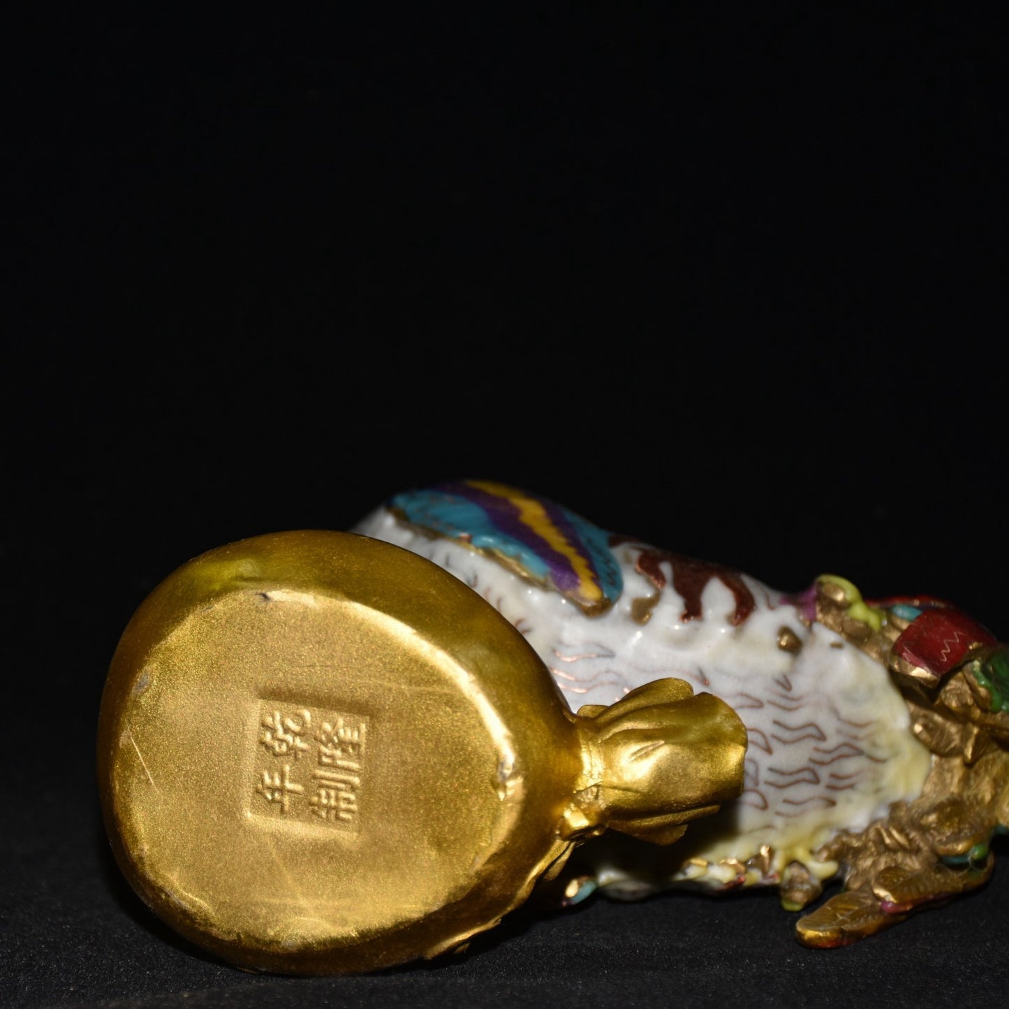 Pure copper cloisonne chicken ornament