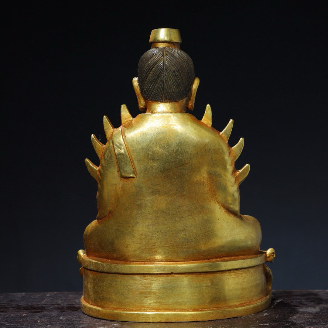 Chinese antique pure copper Buddha statue