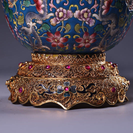 Chinese antique enamel pink porcelain bowl