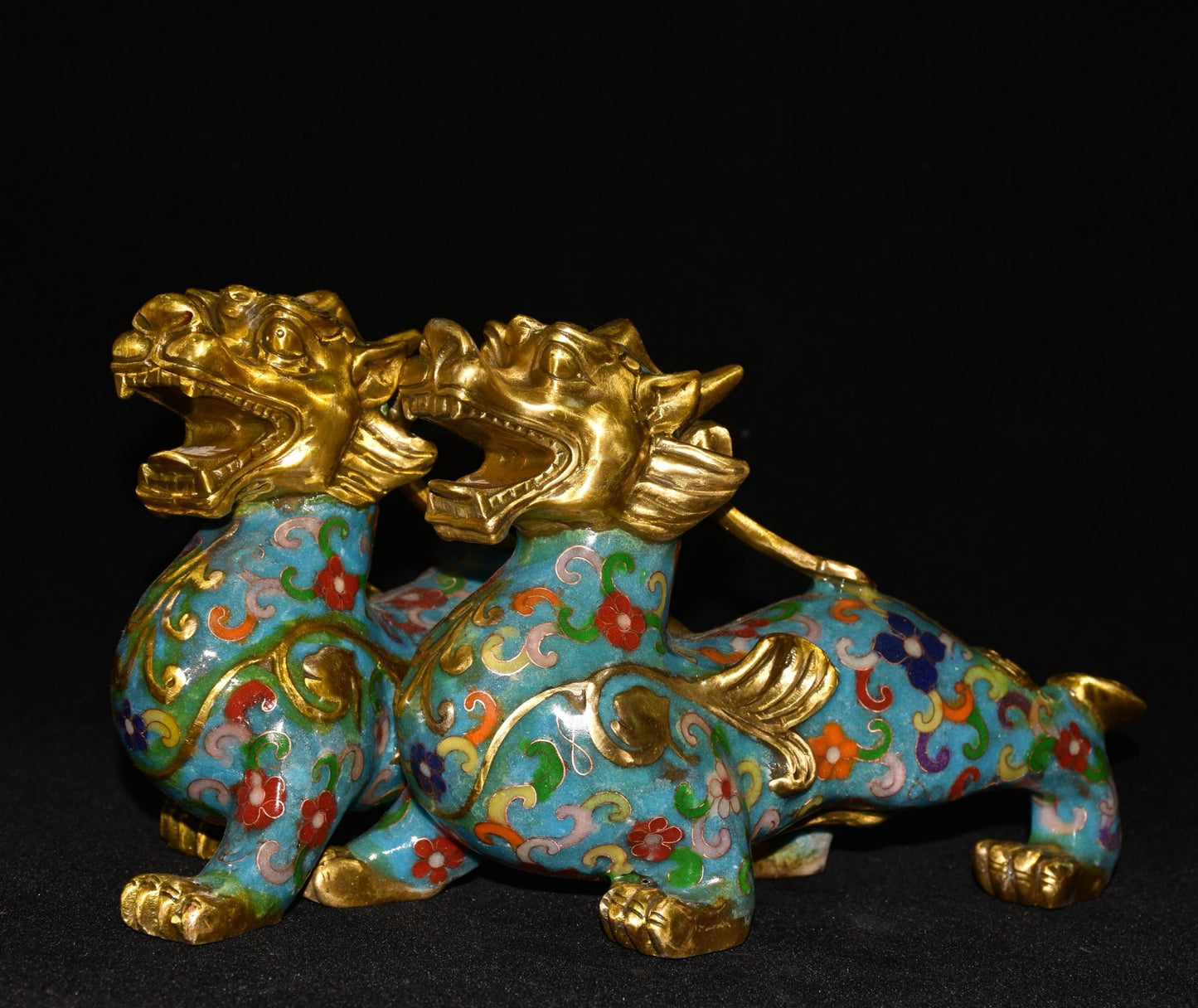 Pure copper cloisonn é beast ornaments