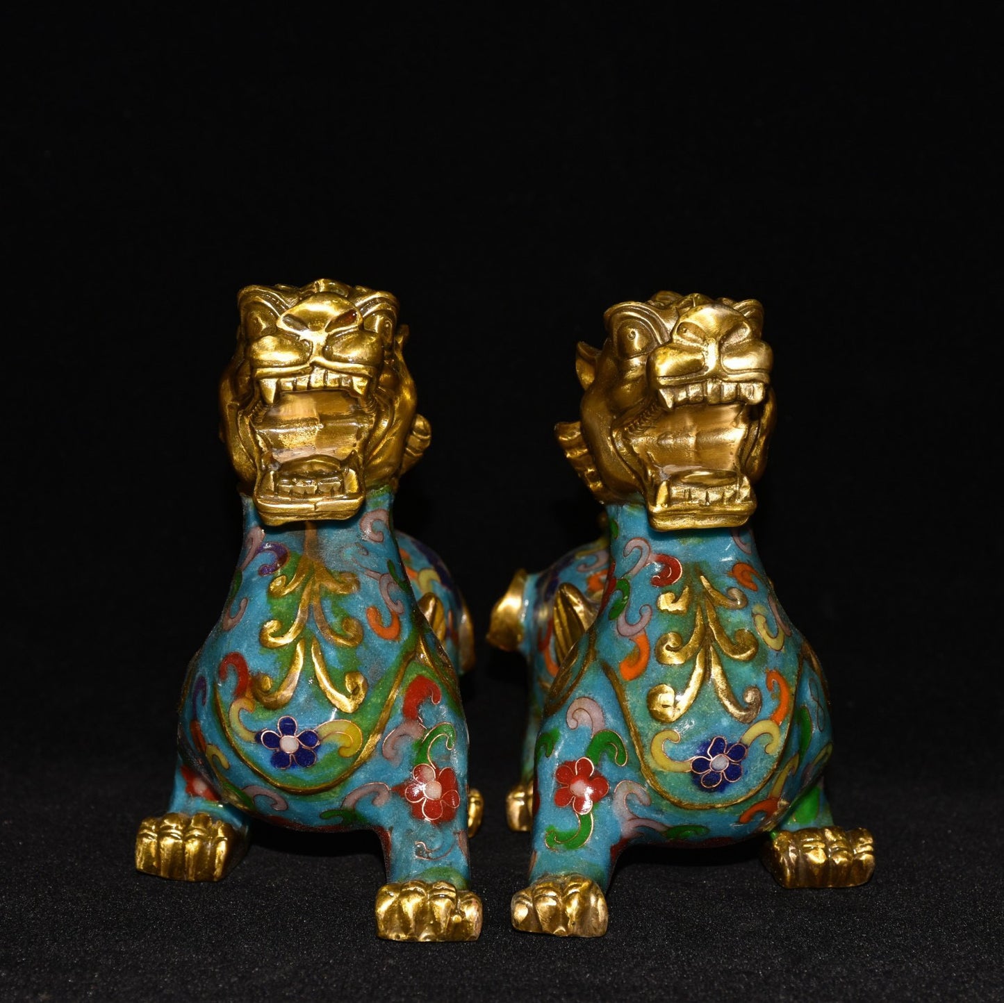 Pure copper cloisonn é beast ornaments