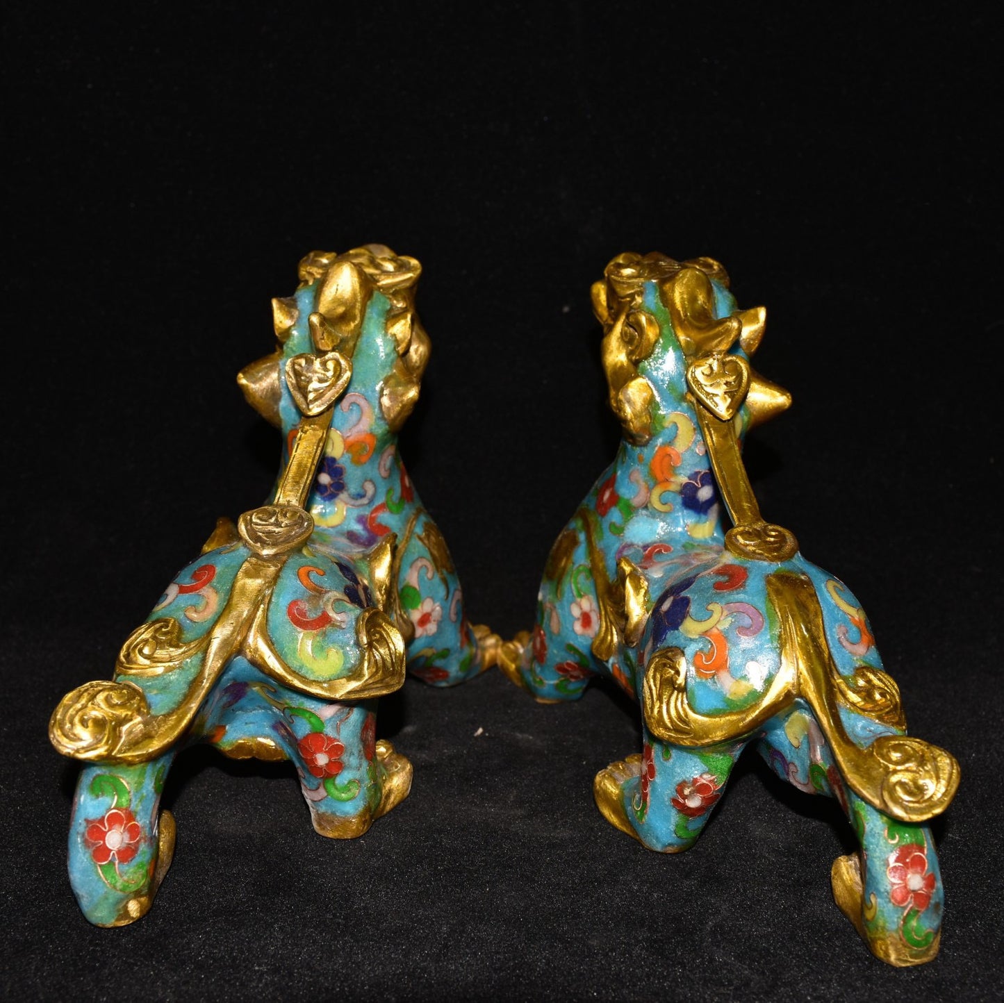 Pure copper cloisonn é beast ornaments
