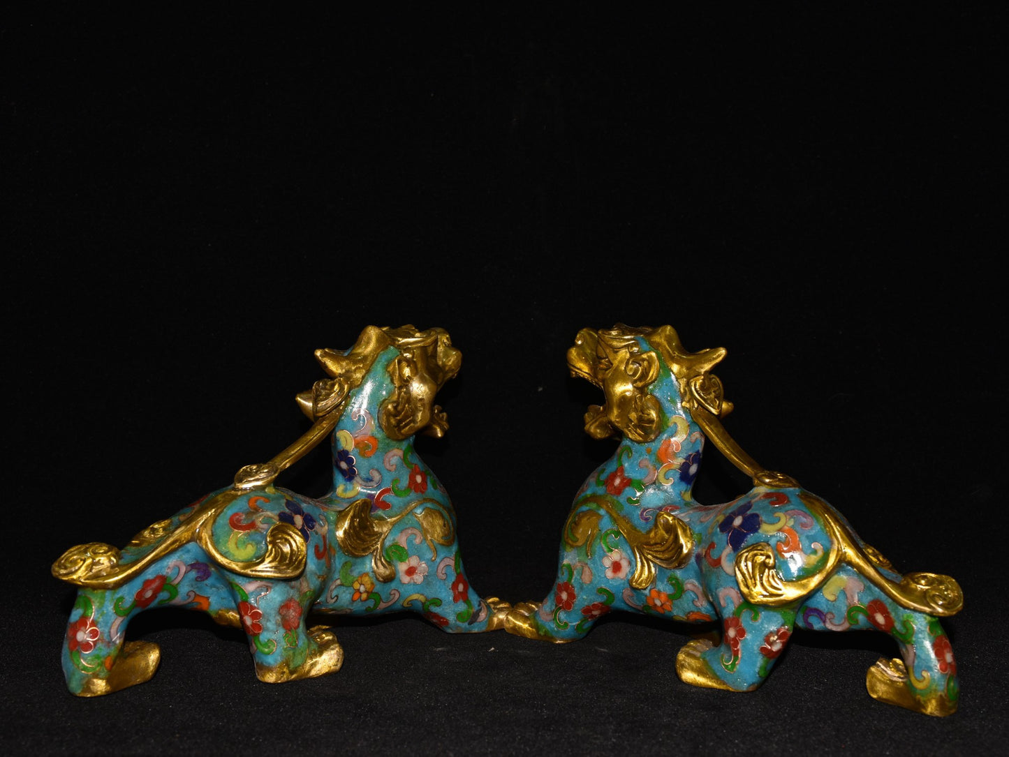 Pure copper cloisonn é beast ornaments