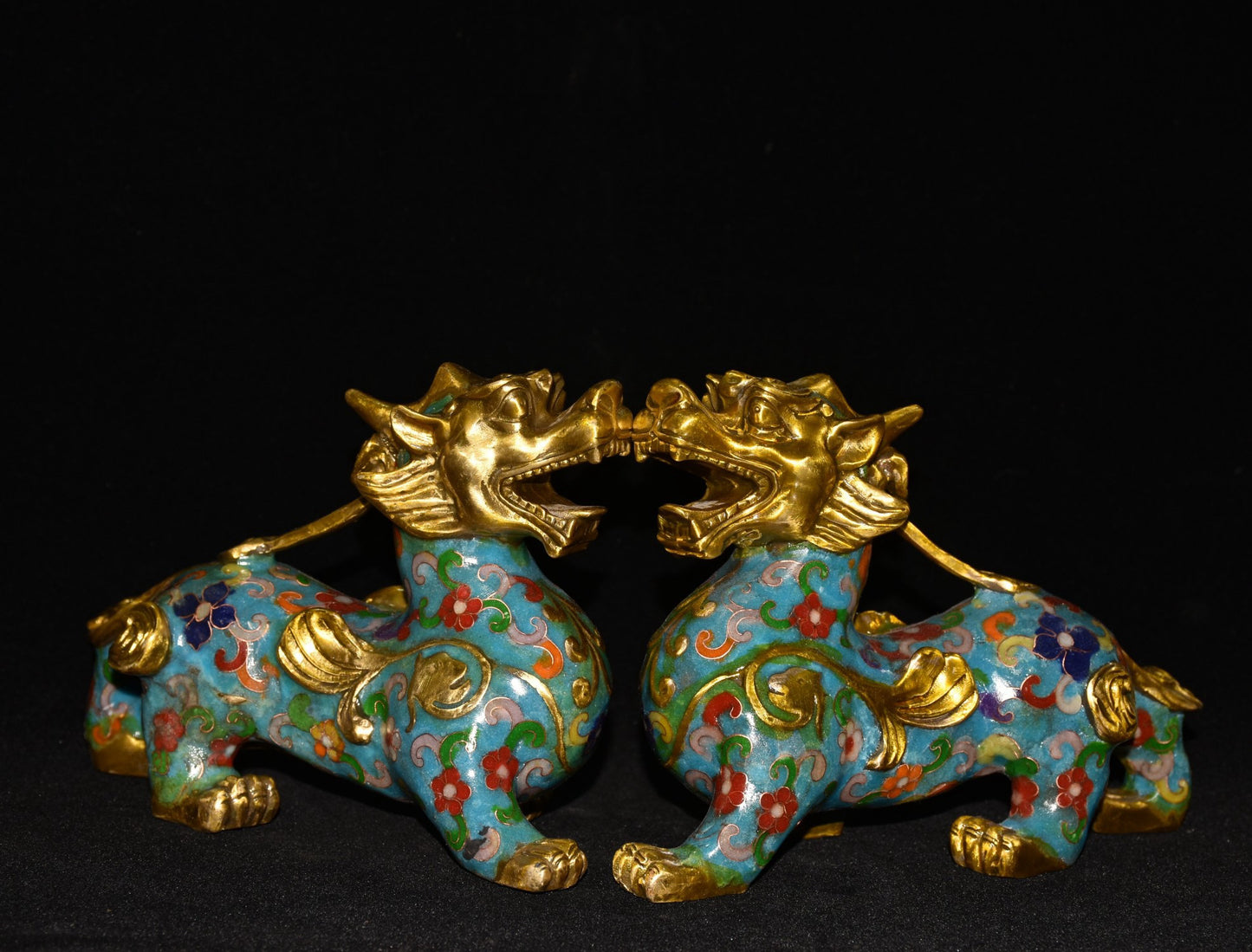 Pure copper cloisonn é beast ornaments