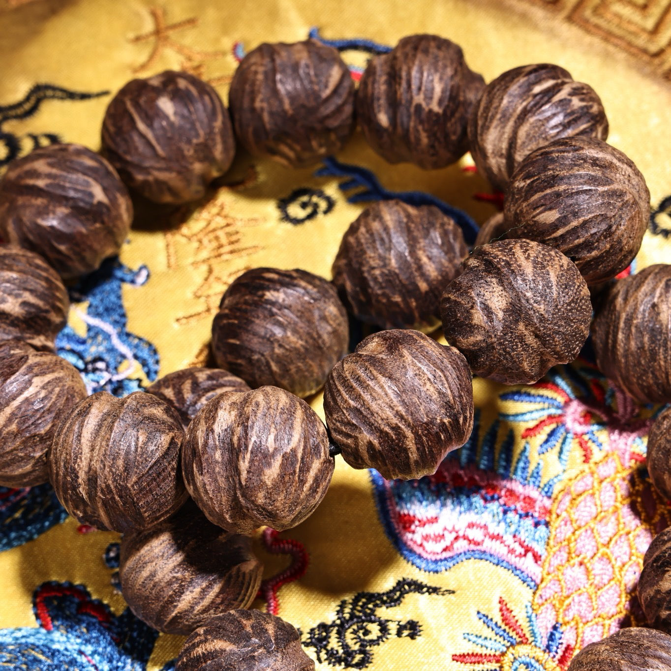 Chinese antique agarwood bracelets