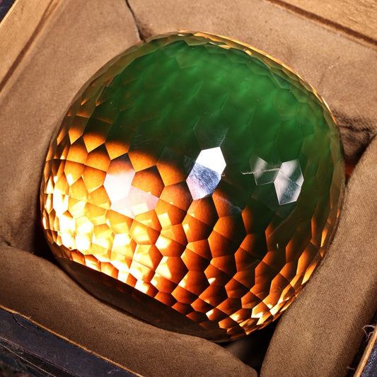 Chinese antique gemstone color changing ball