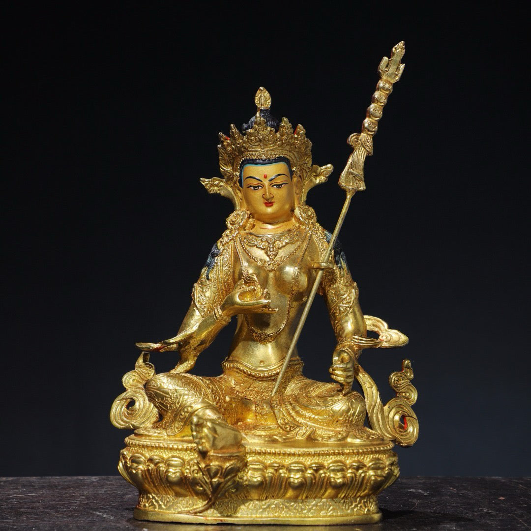 Chinese antique pure copper Buddha statue