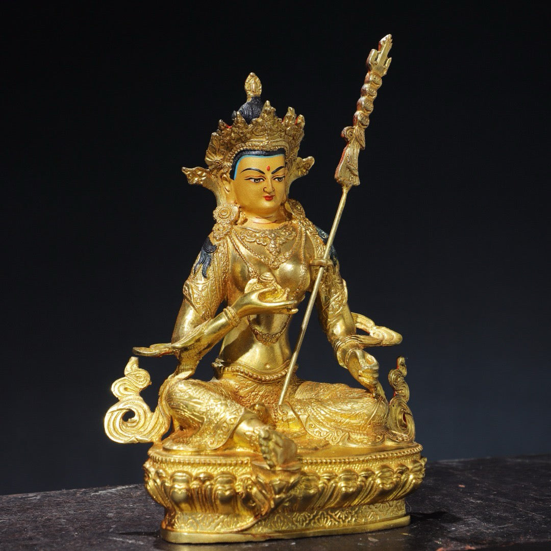 Chinese antique pure copper Buddha statue