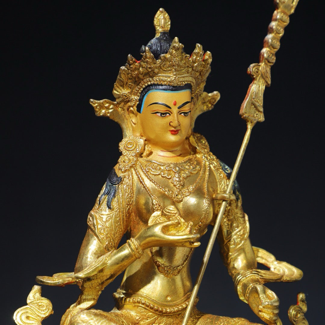 Chinese antique pure copper Buddha statue